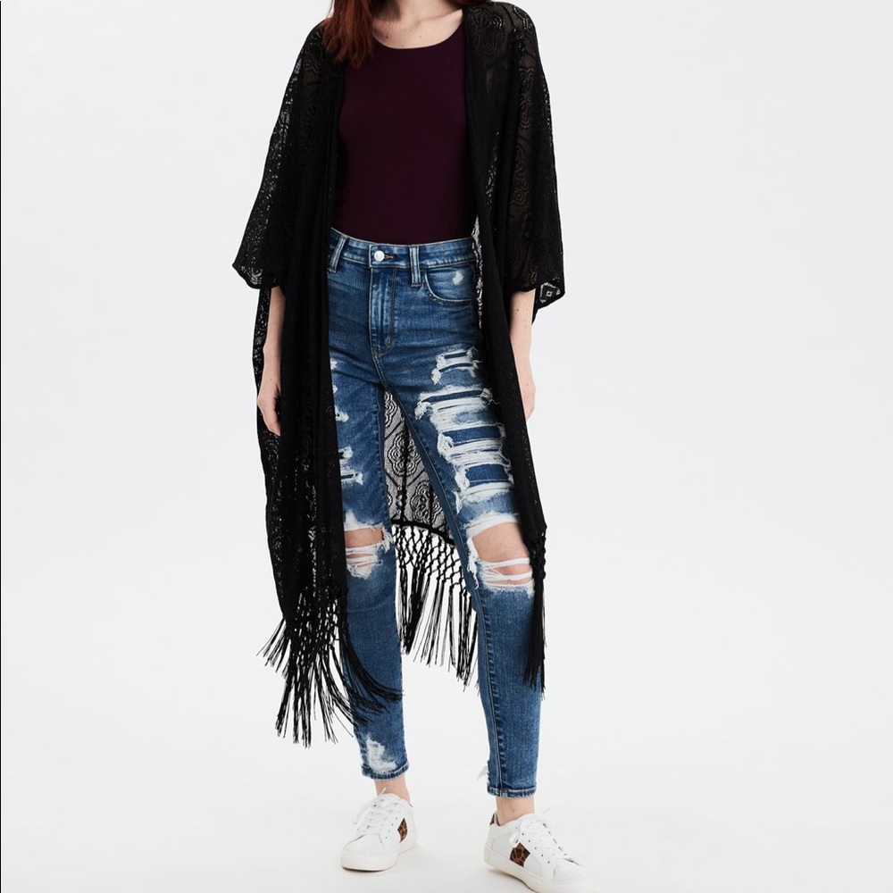 Mesh Kimono